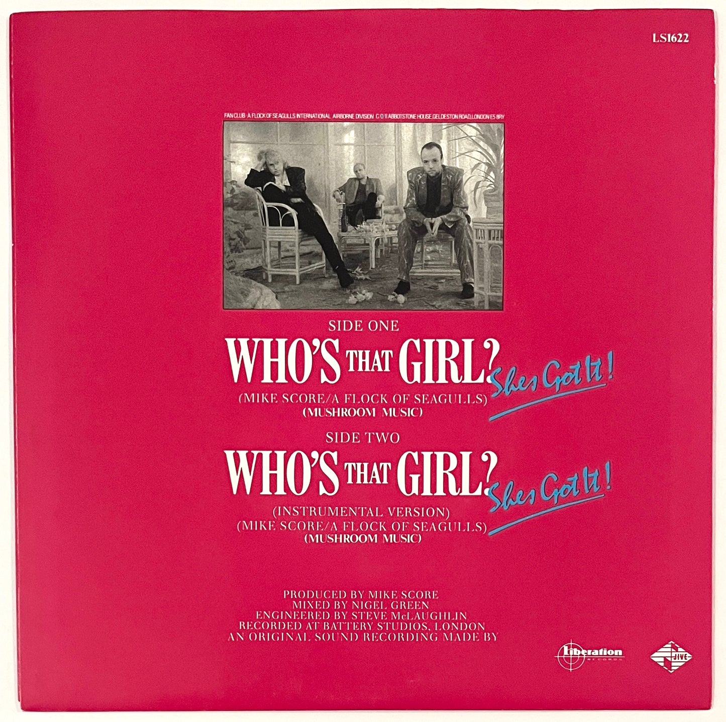 Flock Of Seagulls - Who's That Girl? (7” Single)