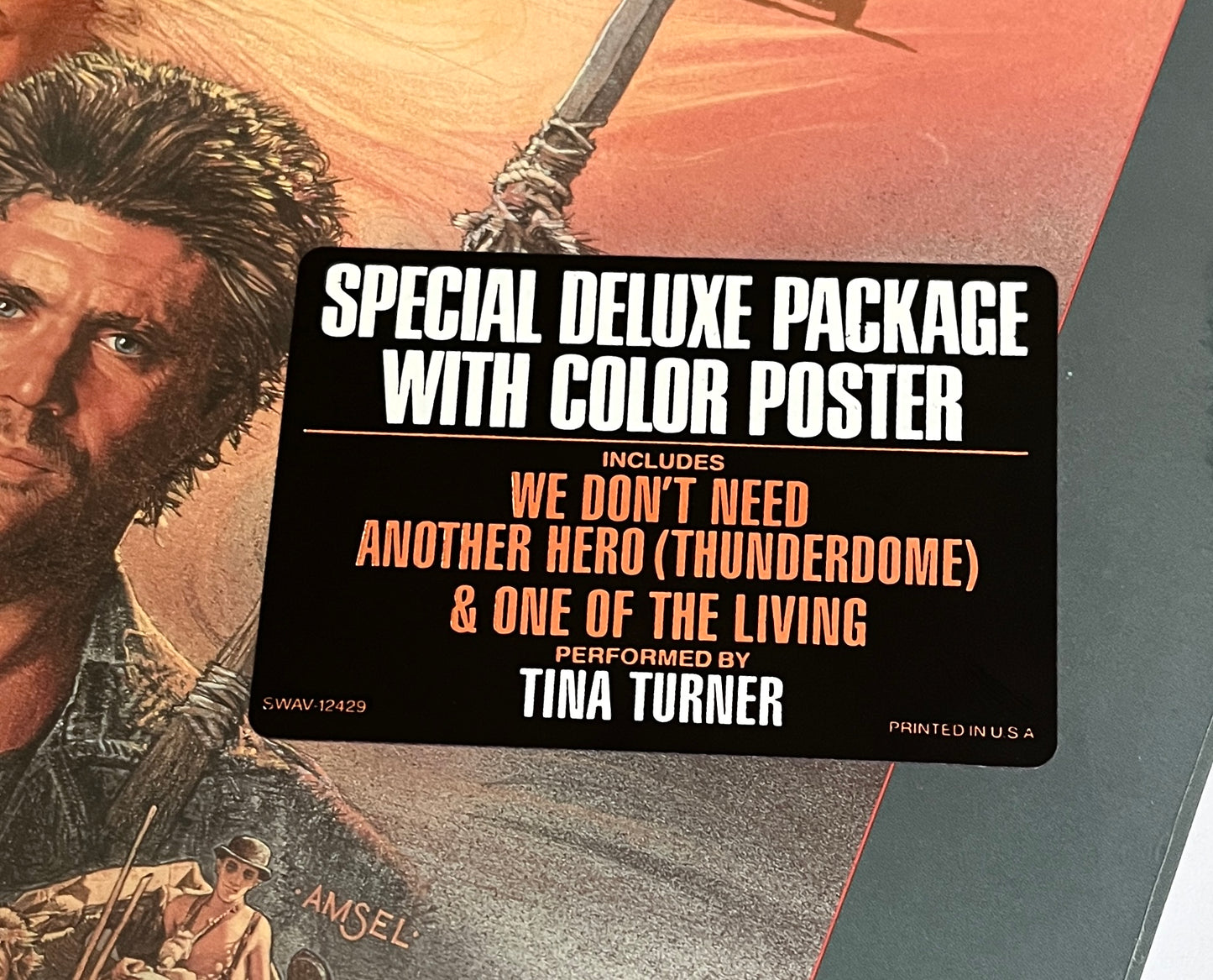 Mad Max Beyond Thunderdome - Original Motion Picture Soundtrack (Sealed, With Poster)