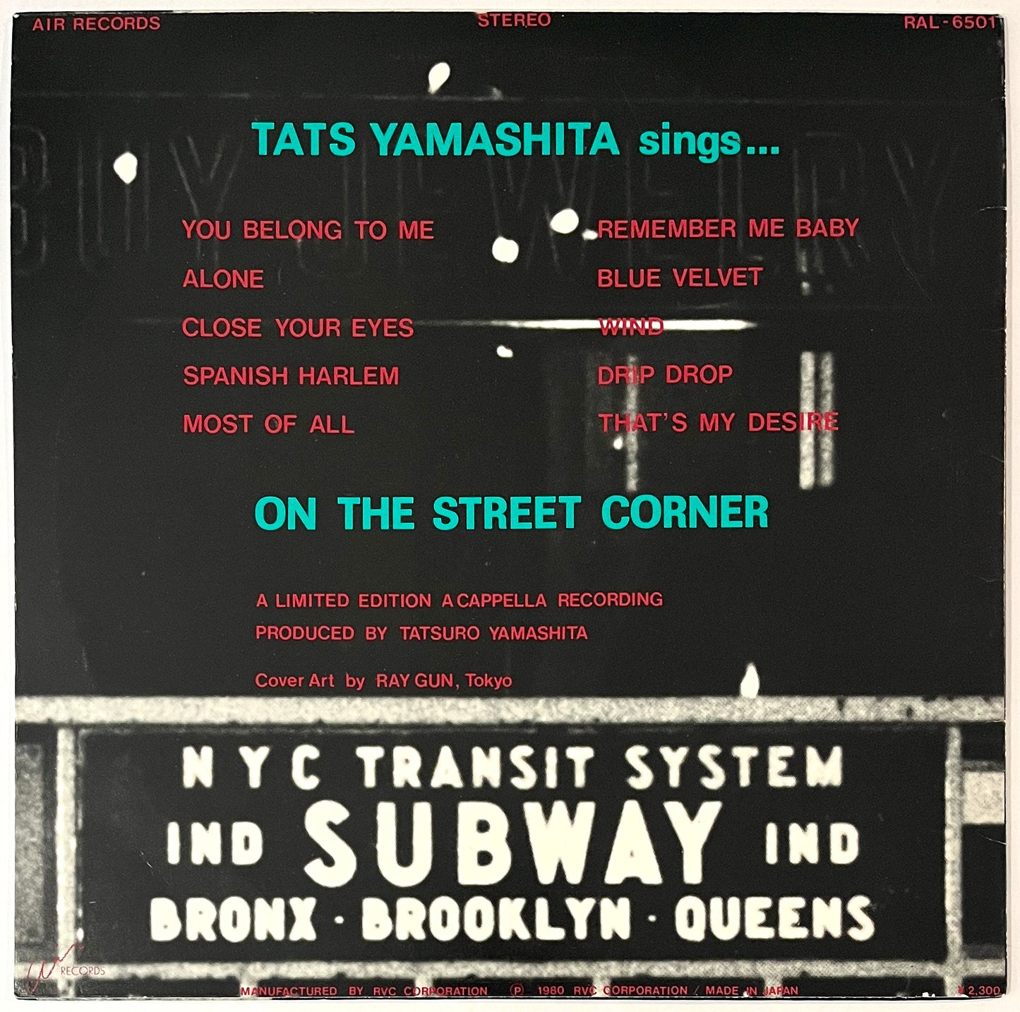 Tatsuro Yamashita - On The Street Corner