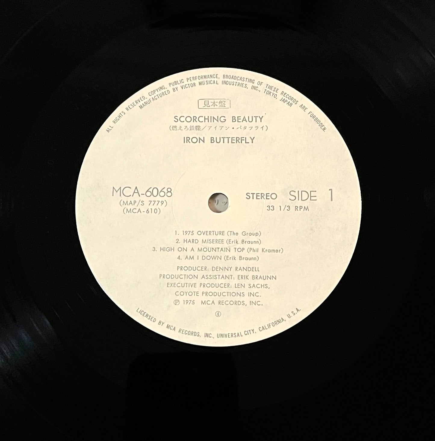 Iron Butterfly - Scorching Beauty (White Label Promo)
