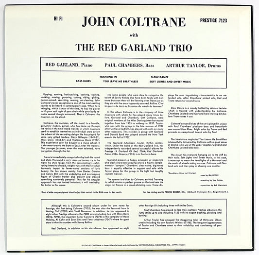 John Coltrane With The Red Garland Trio - Traneing In