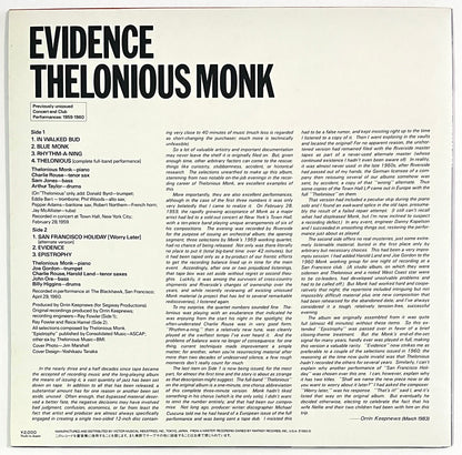 Thelonious Monk - Evidence