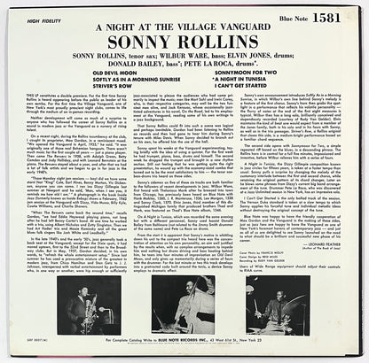 Sonny Rollins - A Night At The “Village Vanguard”
