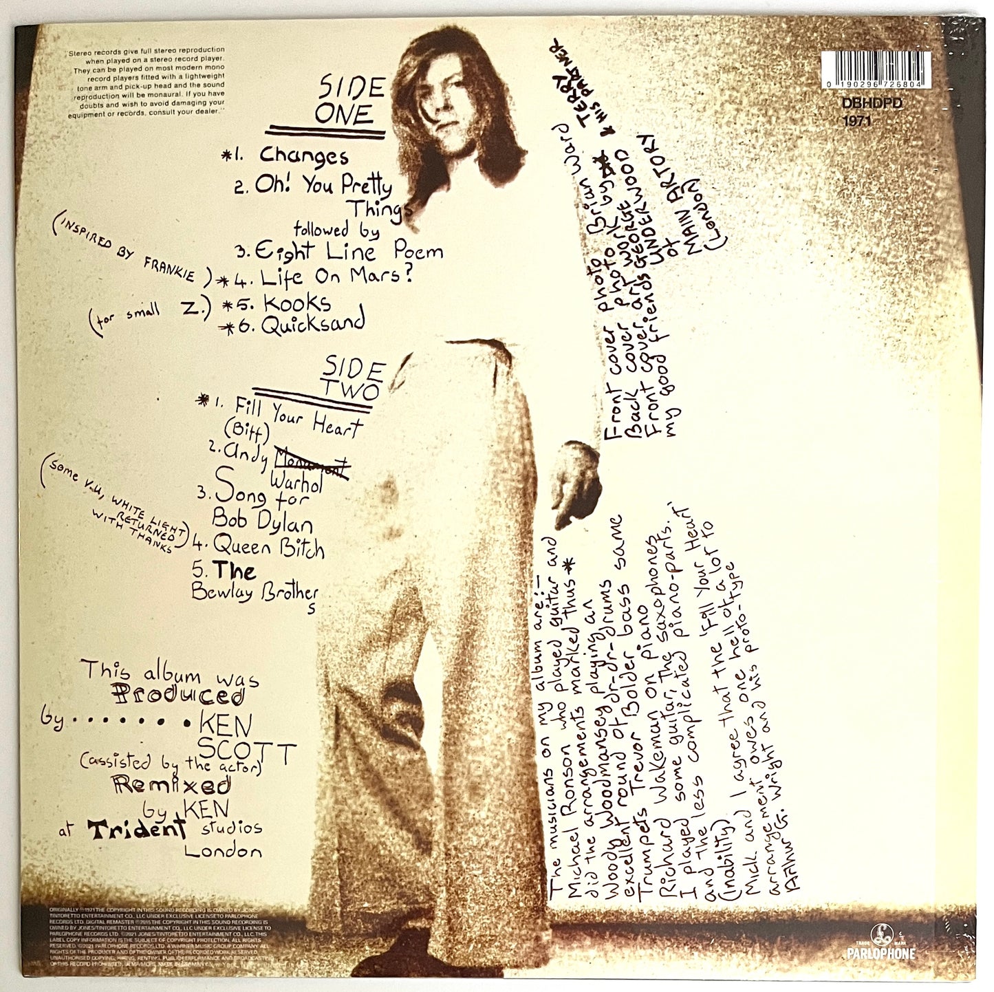 David Bowie - Hunky Dory (Picture Disc)