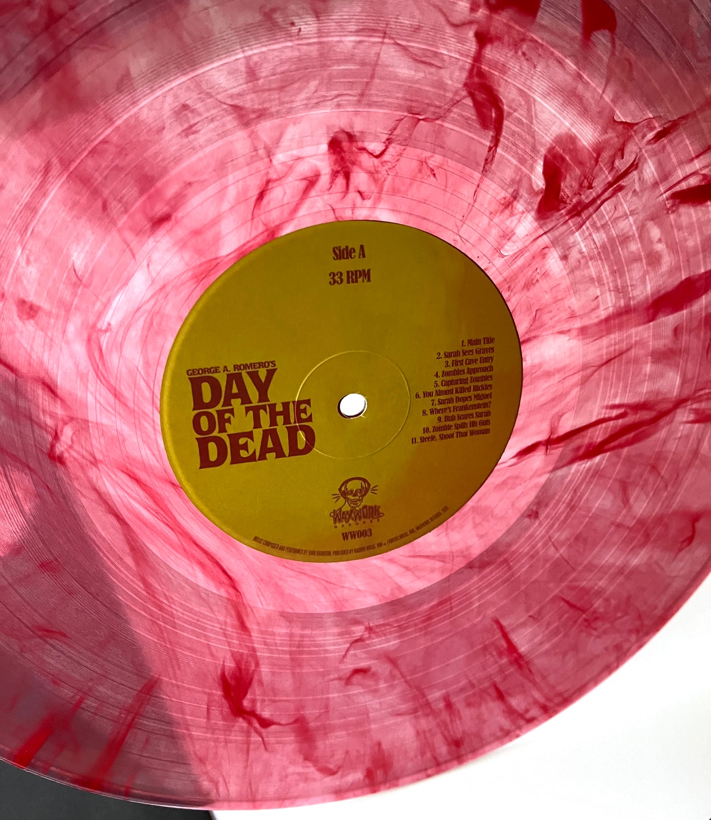 Day Of The Dead Original Motion Picture Soundtrack (Red Smear Clear Vinyl)