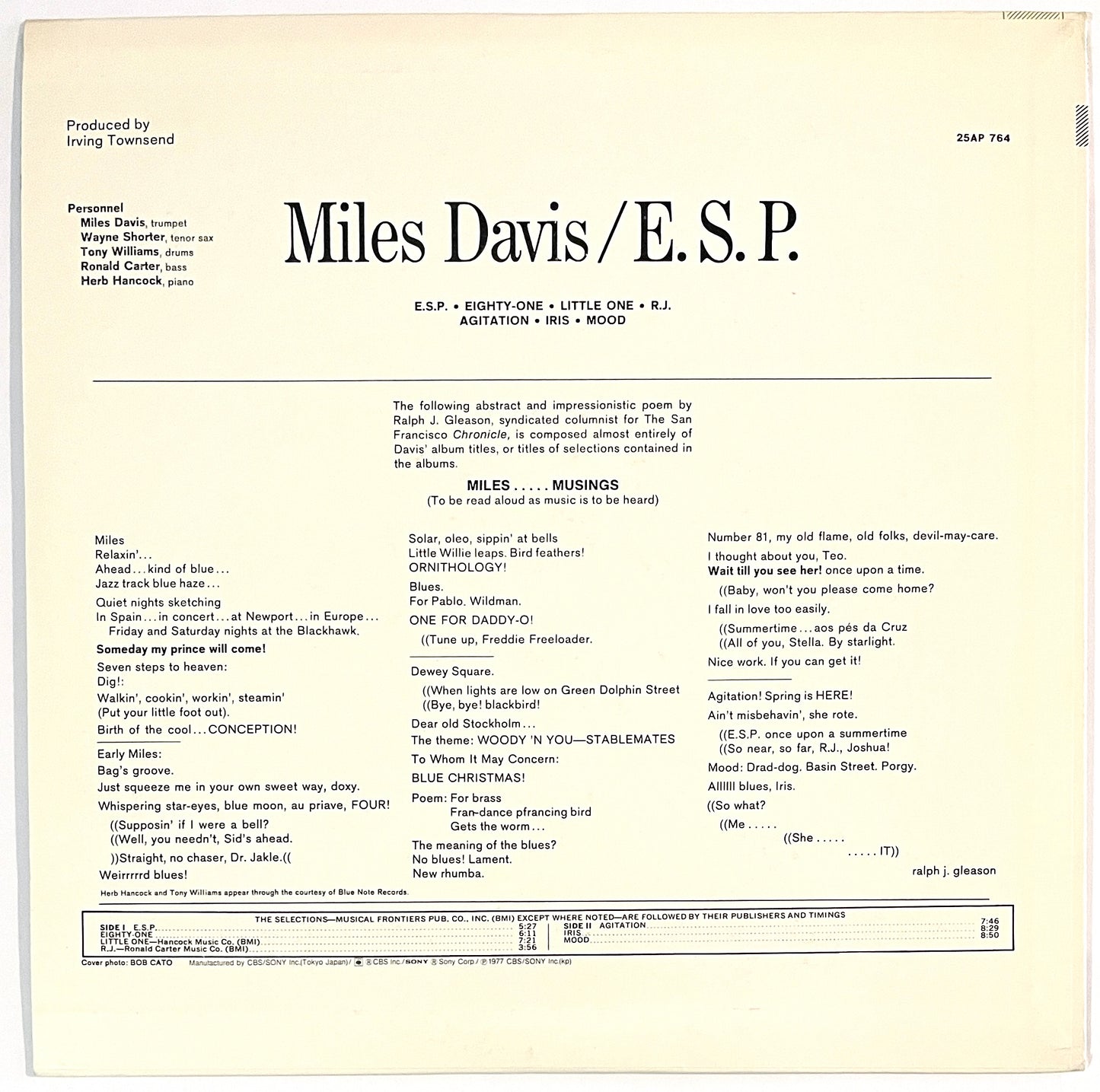 Miles Davis - E.S.P.