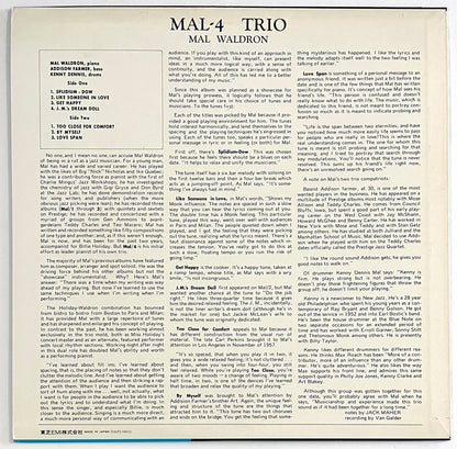 Mal Waldron – Mal/4 Trio (White Label Promo)