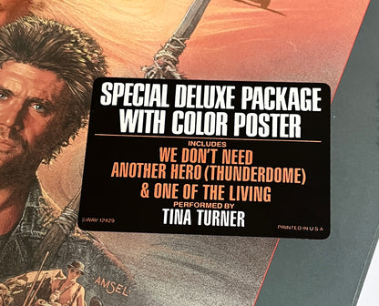 Mad Max Beyond Thunderdome - Original Motion Picture Soundtrack (Sealed, With Poster)