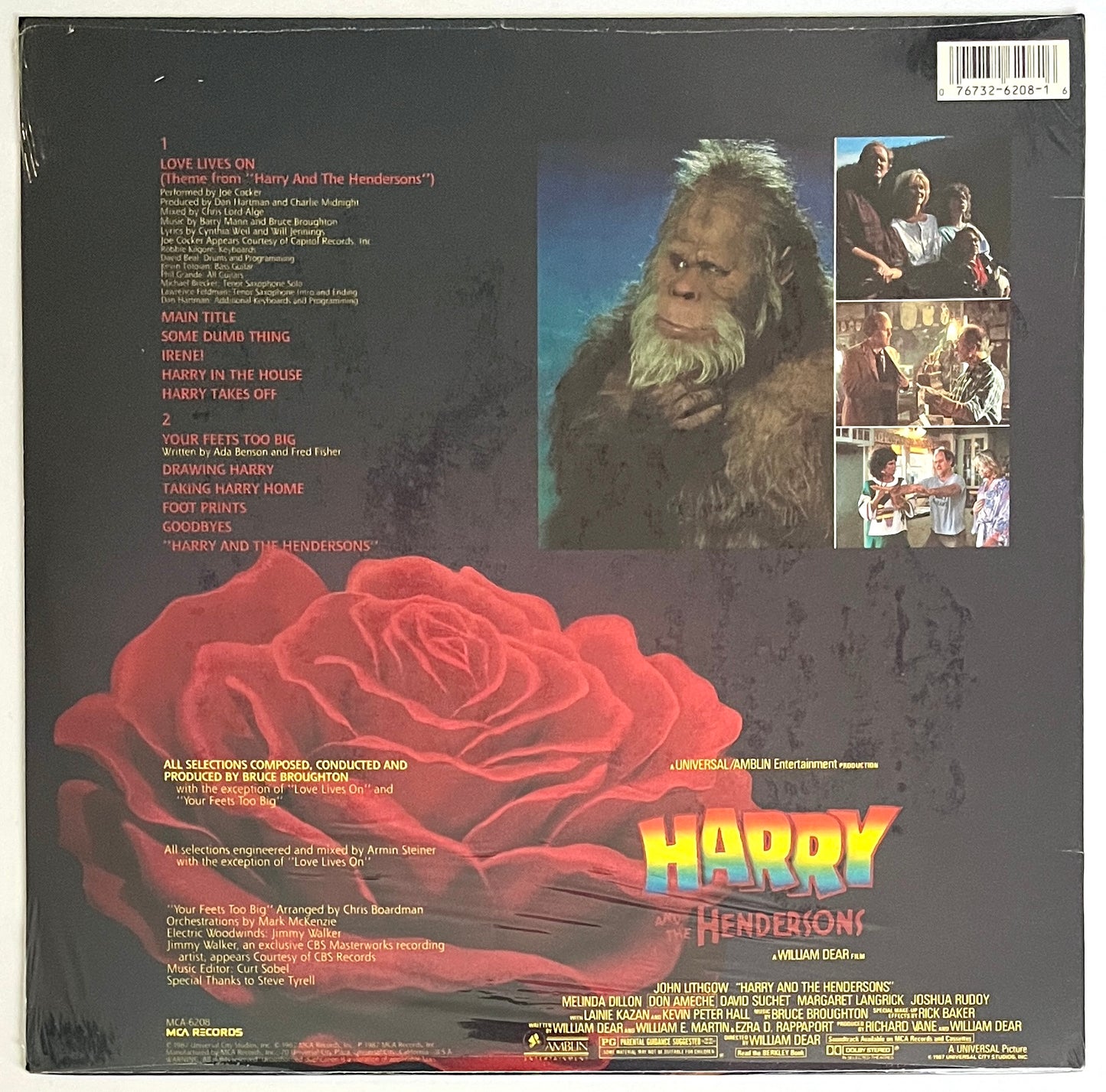 Harry And The Hendersons - Original Motion Picture Soundtrack (Sealed)