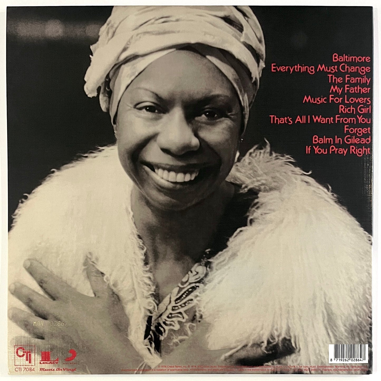 Nina Simone - Baltimore (Red Vinyl)